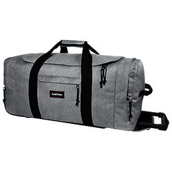 Eastpak Leatherface Medium 2-Wheel Duffle Bag, Sunday Grey